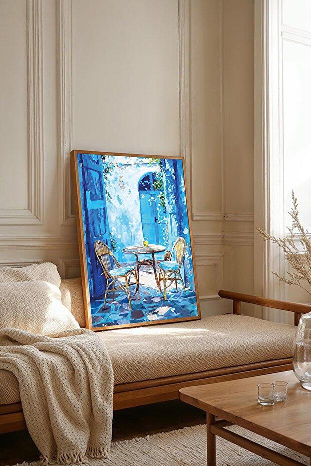 One Piece Wooden Framed Living Room Hall Kitchen Painting Tk2356
