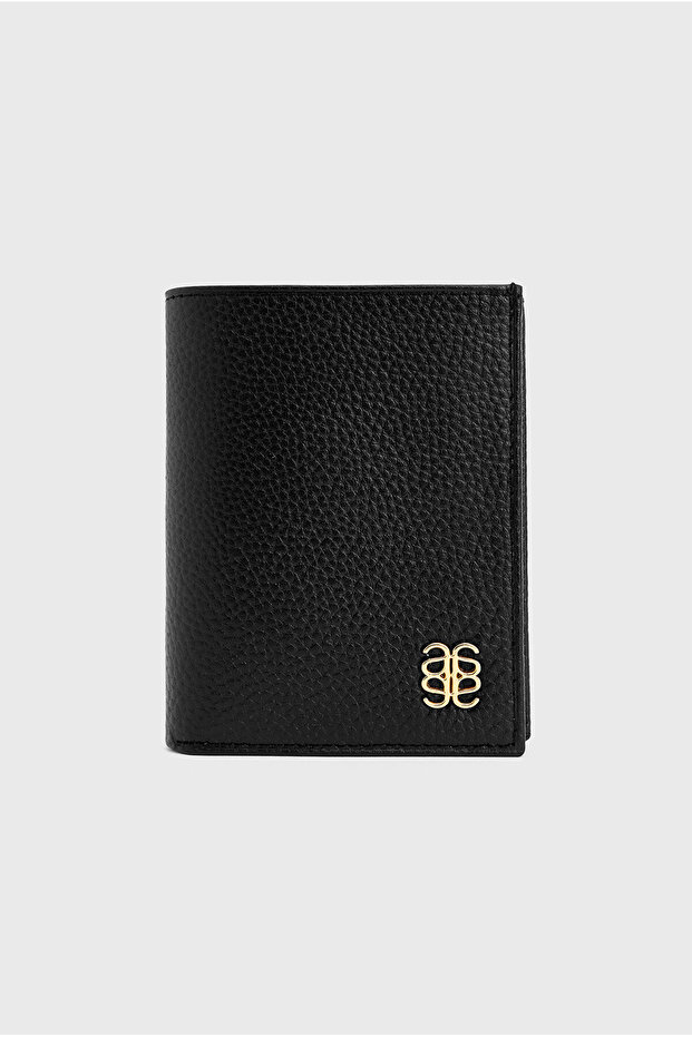 Deri Logolu Cüzdan - 1