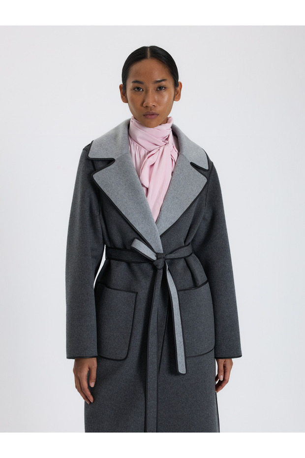 Kontrast Biyeli Cepli Kaban - 5