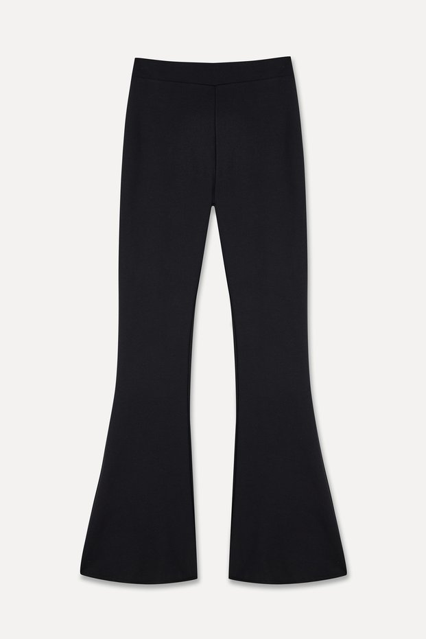 Women's Black Flare Fit Leggings