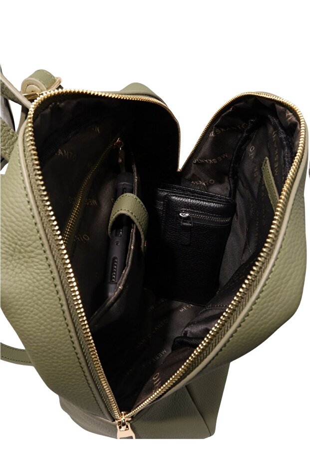 حقيبة ظهر من الجلد الطبيعي من نوفا - 4