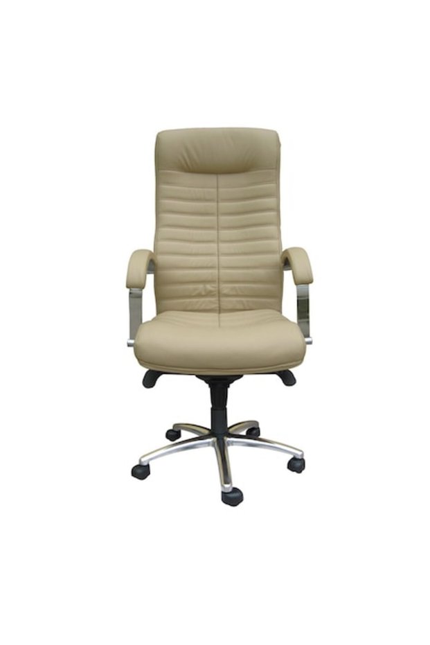 Scaun directorial SENNA, piele bej