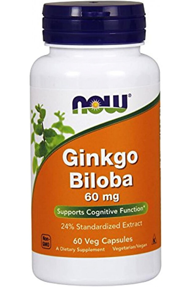 Ginkgo Biloba 60mg 60 Veg Capsules