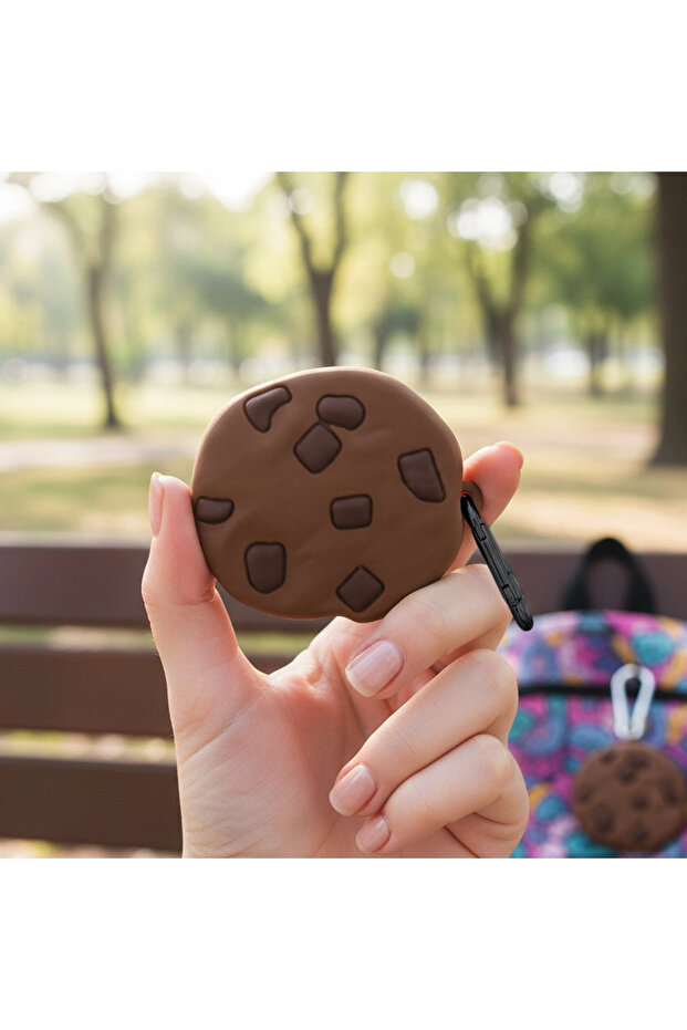حافظة CaseOnn لسماعات Galaxy Buds Core مع شخصيات كرتونية على شكل كوكيز