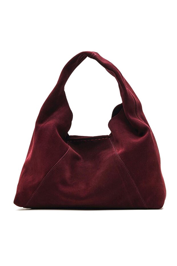 POCHE BORDO SÜET Kadın ÇANTA - 1