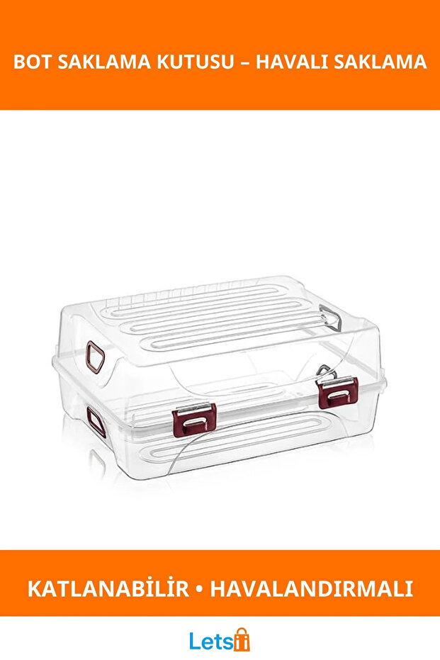 صندوق تخزين أحذية بلاستيكي شفاف قابل للطي - 1