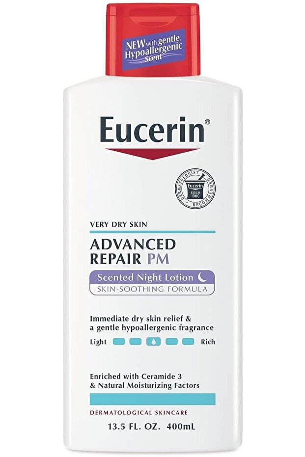 Eucerin-Advanced Repair PM Scented Lotion-13.5 oz
