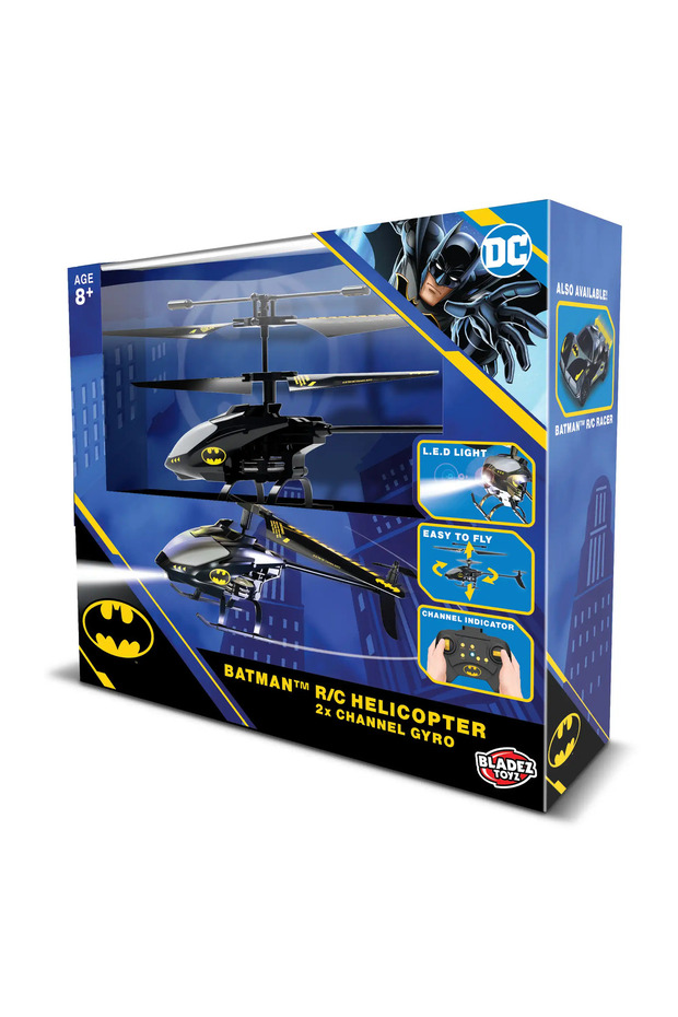 Bladez DC RC BATMAN GYRO 2CH HELICOPTER Toy with Official Licensing