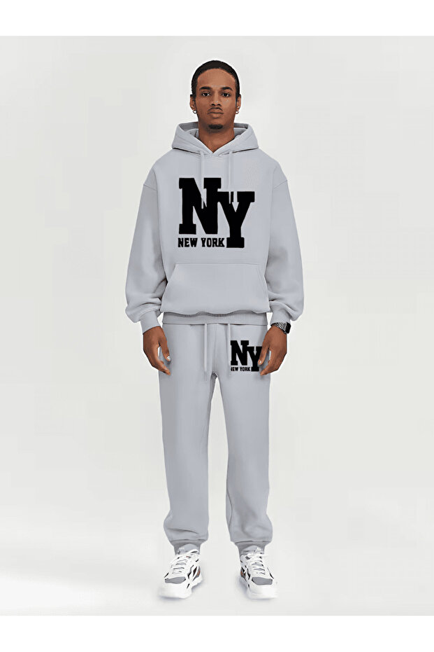Ny Oversized Varsity Jogger Set