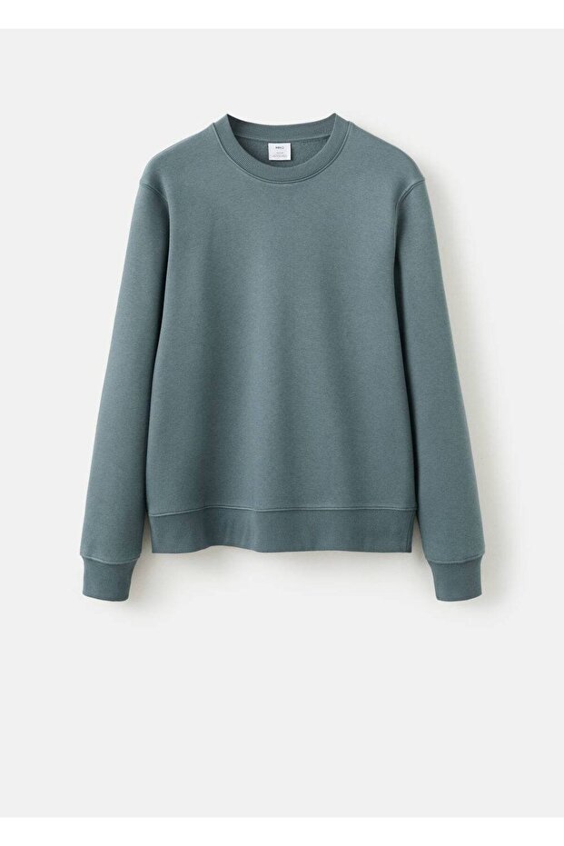 Regular kesim pamuklu sweatshirt - 3