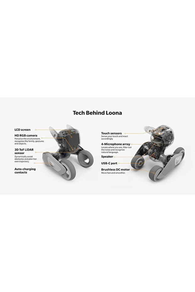 Loona The Petbot – Smart Interactive Robot Pet with Face Recognition & Emotion Intelligence - 8