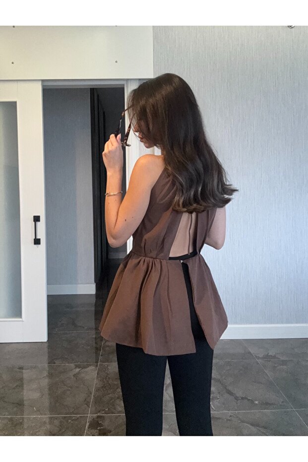بلوزة بنية - 8