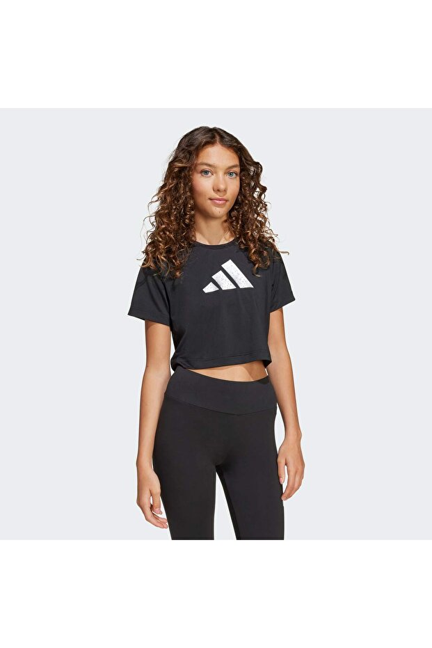 Training Essentials Glam Print Tişört - 7