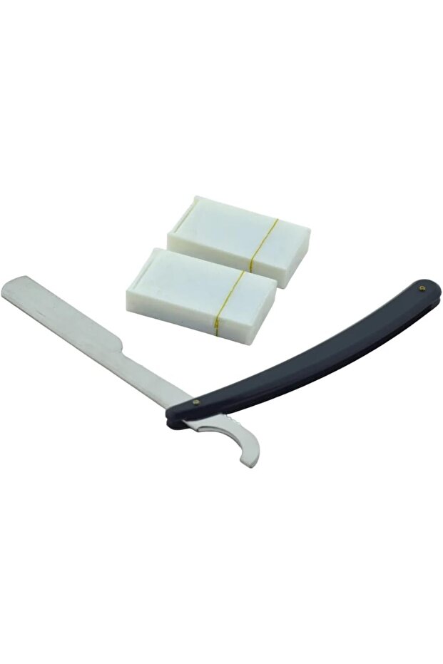 Black Shaving Razor and 10 Full Razors