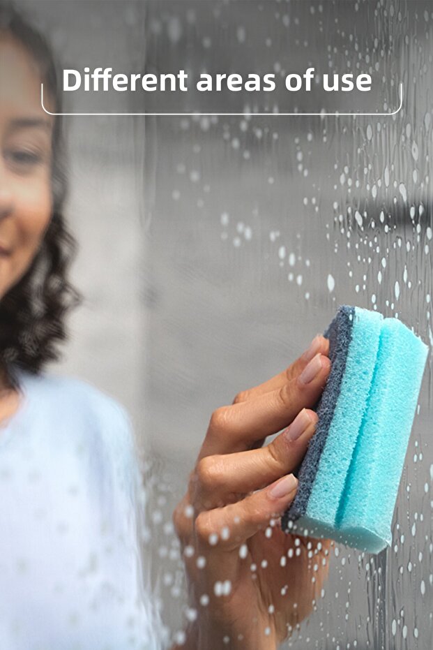 إسفنجة غسيل الأطباق المموجة برو كلين، 3 قطع - 7