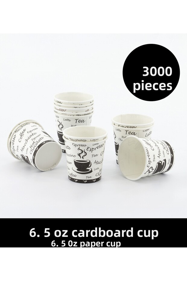 6,5 oz Paper Cups 3,000 Pieces
