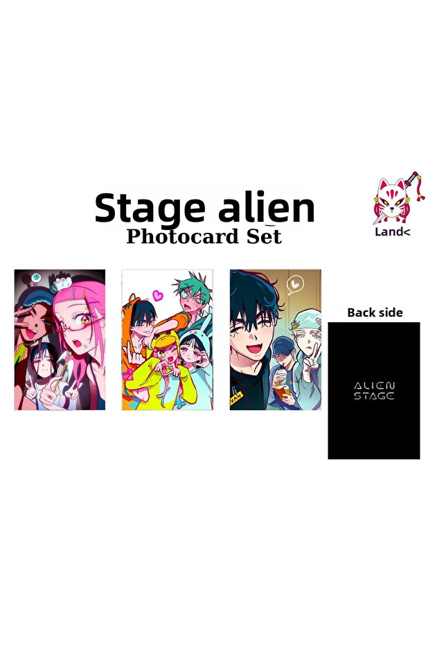 Alien Stage Anime Anime Photocard Set / Collection Card V1 (3-Pack)