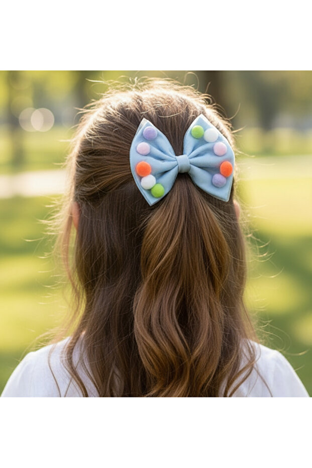 Children's Rubber Buckle with Pompom 087