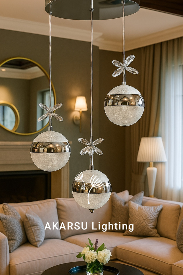 Modern sarkit 3 lu top led avize - 1