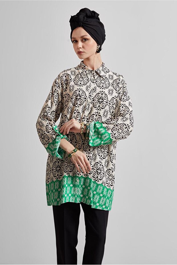 موديل 44803 منقوشة تونيكا 44803 - 3