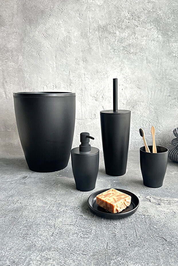 Pure 5'li Banyo Seti - Siyah - 1