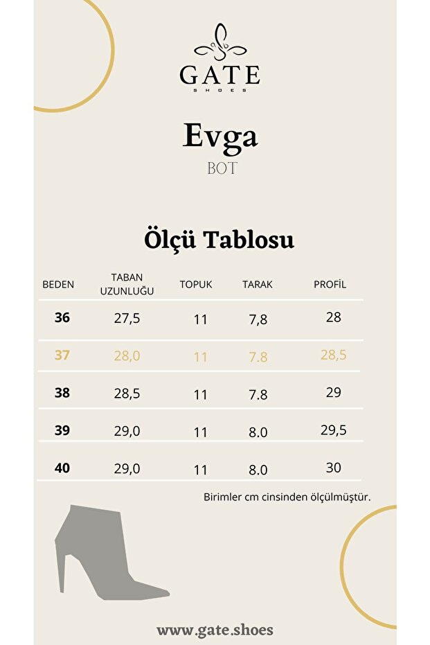 Evga Zarif Günlük Kadın Bot - 7