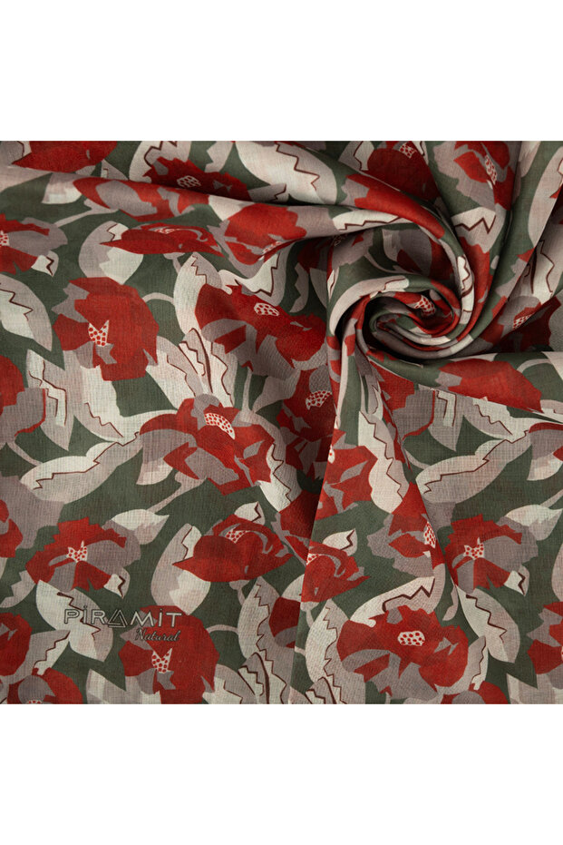 Eșarfă cu model natural - 2