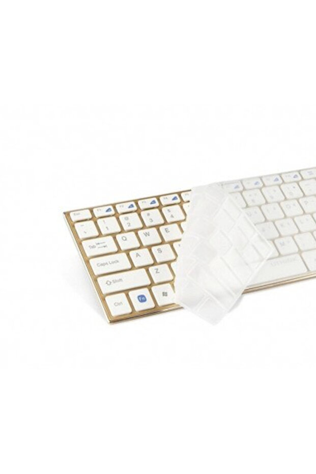 Wireless Keyboard and Mouse Set compact and elegant design Gold color Andowl Q K3940 - 4