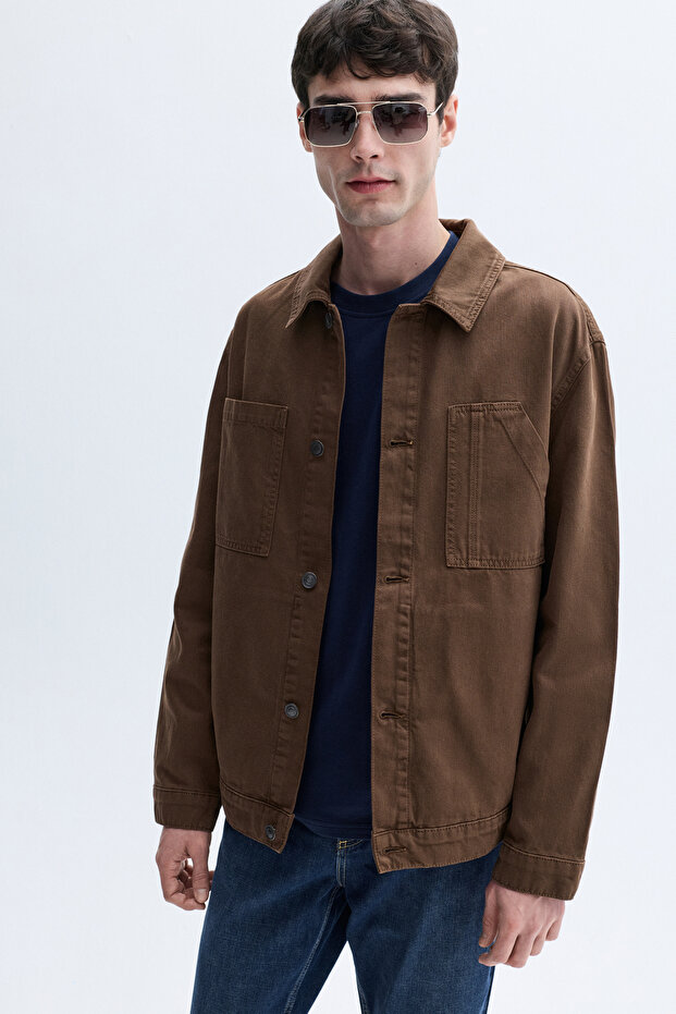 CEP DETAYLI CASUAL CEKET - 5