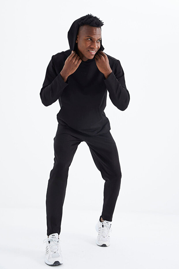 بدلة رياضية سوداء أساسية للرجال من ريكس - 85232 - 8