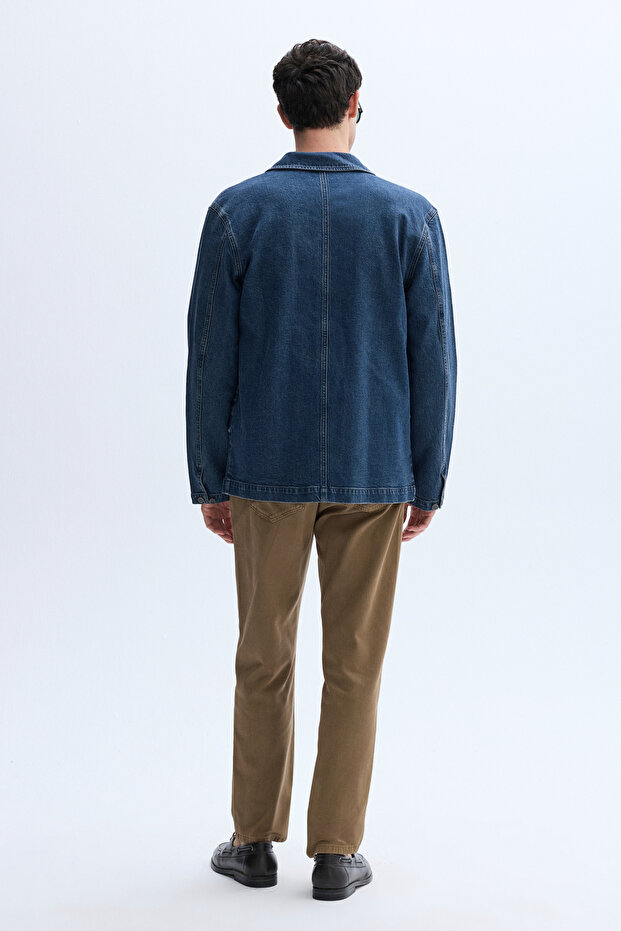 جاكيت جينز كاجوال متعدد الجيوب - 2