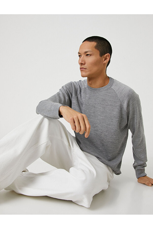 Basic Knitwear Sweater Crew Neck