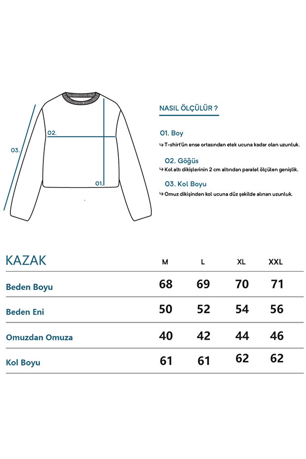 Men's Crew Neck Patterned Soft Sweater - 5