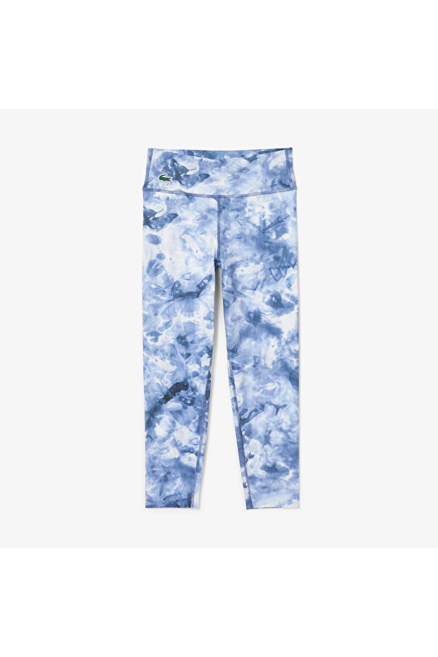 Kadın Slim Fit Desenli Lacivert Tayt - 5