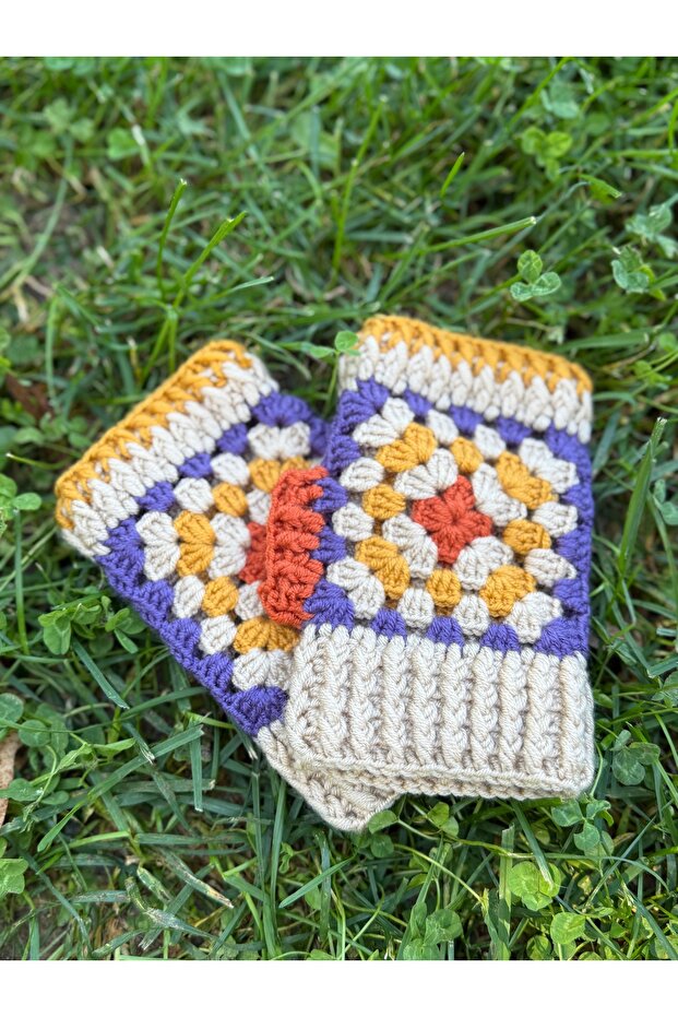 Örgü Parmaksız Eldiven - 6