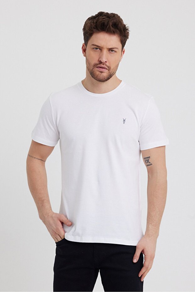 Erkek 4'Lü Basic T-shirt - 4