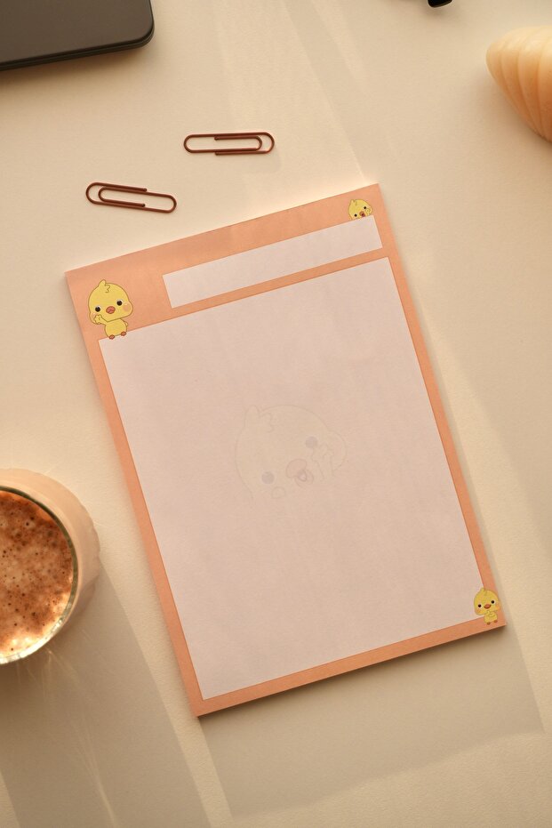 Chick Patterned A5 Notepad - Notepad - 1