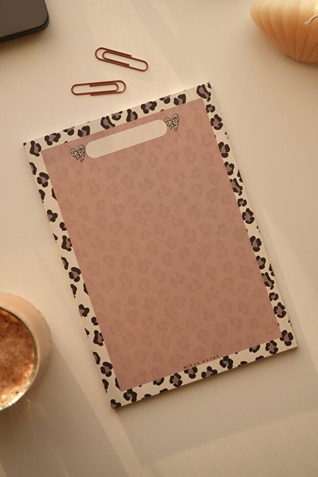 Leopar Desenli 2'li Set (A4-A5) Notepad - Not Defteri - Bloknot - 3