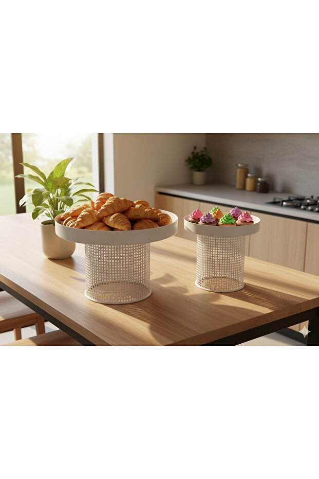 Cake and dessert stand set - 4