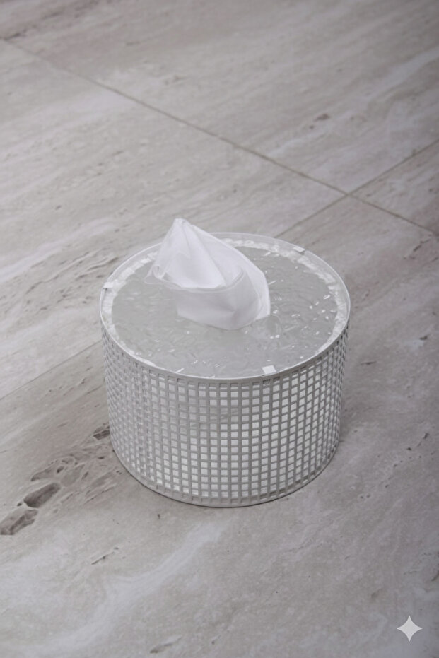 حامل علبة مناديل بتصميم أنيق - 6