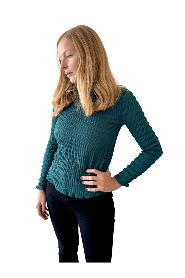 Gofreli Texture Bluz - 2