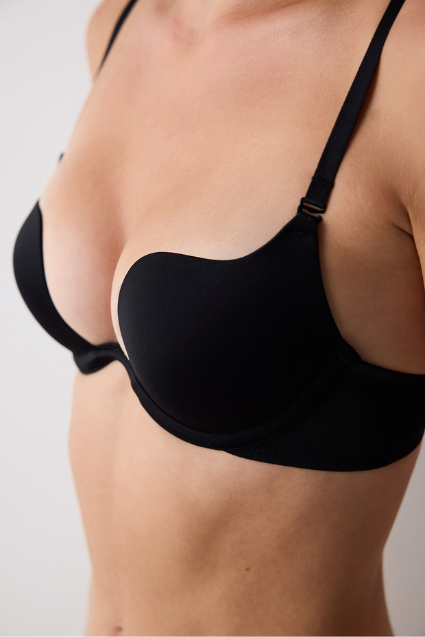 Shelly Push up Black Bra - 3