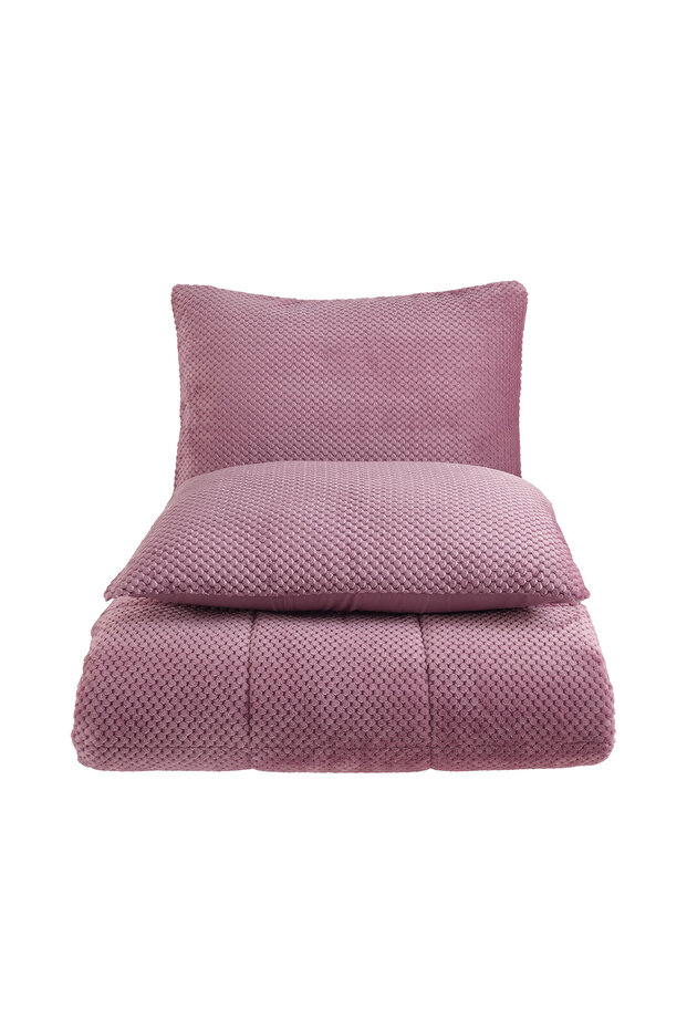 Luis Comfort Set Uyku Seti Tek Kişilik (155x215 cm) Gülkurusu - 5