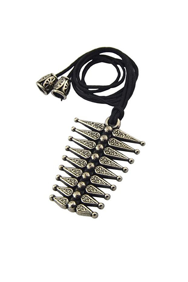Caucasian Circassian Button Necklace (Nickel Oxide)