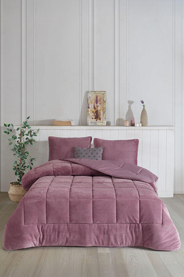 Luis Comfort Set Uyku Seti Tek Kişilik (155x215 cm) Gülkurusu - 1