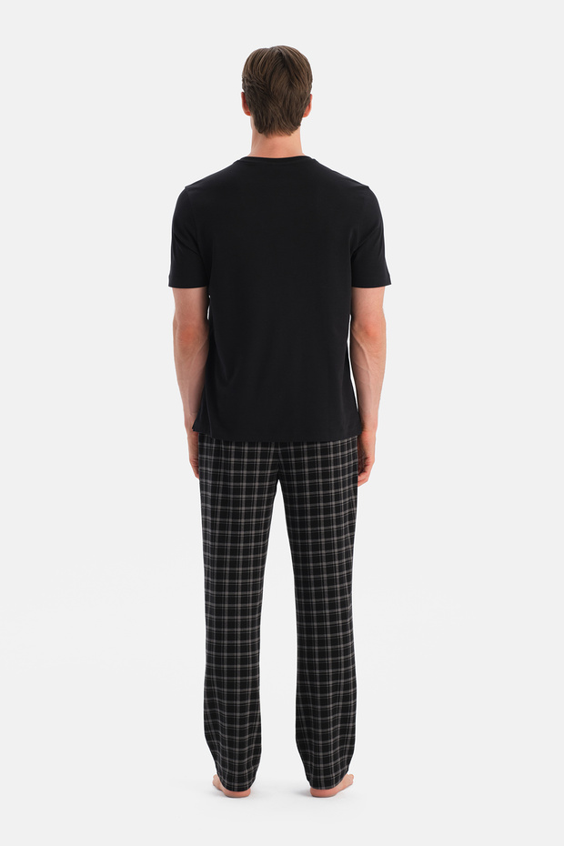 Multicolor Ekose Dokuma Pantolon - 2