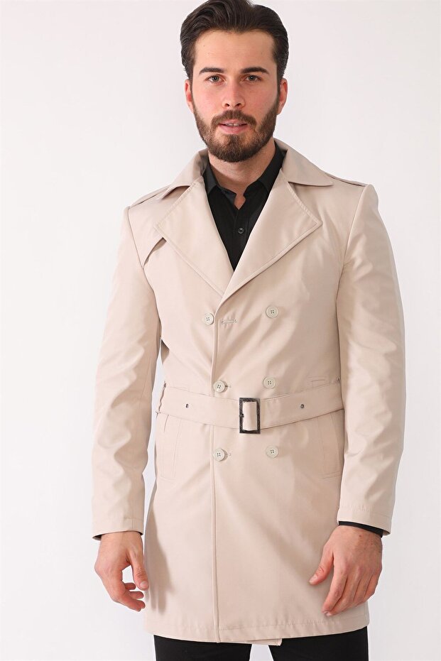 Erkek Pardösü Şık Günlük Klasik Modern Premium Stil - 2