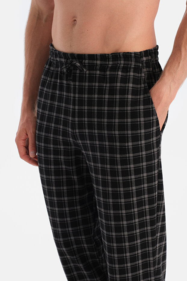 Multicolor Ekose Dokuma Pantolon - 5