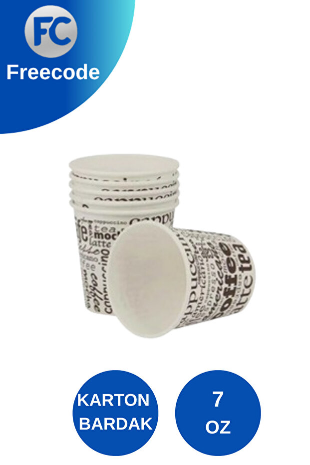 7 Oz Karton Bardak 100 Adet - 2