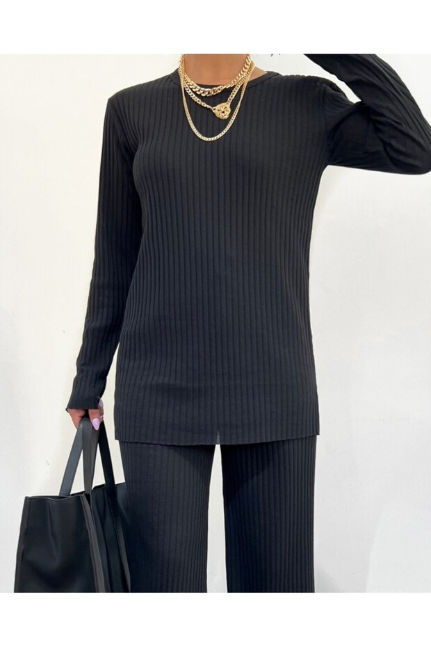 Košilka Crew Neck Set - černá - 2